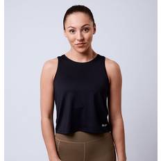 Lunar Cropped Tank, Black