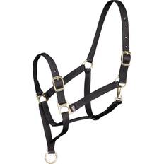 Horse Halters Shires Control Headcollar, Black Extra Full Black