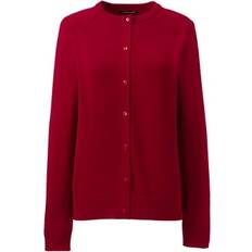 Lands' End L Cardigans Lands' End School Uniform Women Cotton Modal Cardigan Sweater