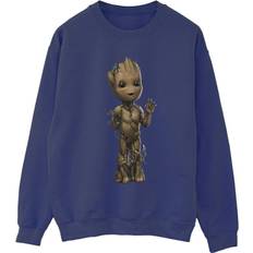 Marvel Am Groot Cute Groot Sweatshirt Navy