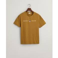 Gant Beige T-shirts Gant Men Printed Graphic T-Shirt