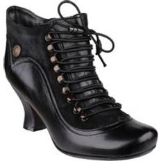 Shoes Hush Puppies Womens/Ladies Vivianna Lace Up Boots Black