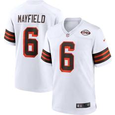 Browns jerseys Nike Men's Baker Mayfield Cleveland Browns 1946 Collection Alternate Game Jersey