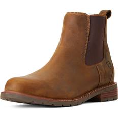 Ariat Wexford Waterproof Chelsea Boots - Weathered Brown Leather