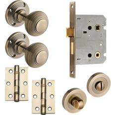 Designer Levers Beehive Mortice Door Knob Complete Door Pack