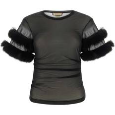 Gucci Damen Bekleidung Gucci Black Jersey Top