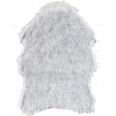 Faux Fur Sheepskin Area Gray