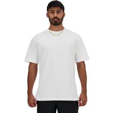 New Balance Man T-shirts New Balance Men's Athletics Cotton T-Shirt in White