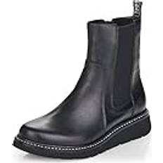 Damen D3970 Chelsea-Stiefel, schwarz/schwarz 01