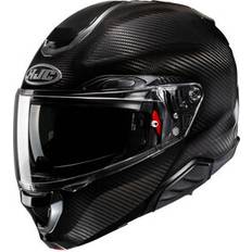 HJC Motorcykeludstyr HJC RPHA 91 Carbon Flip-Up MC Hjelm - Sort
