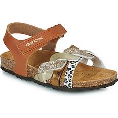 Brown Sandals Children's Shoes Geox Sandals ADRIEL GIRL Brown toddler