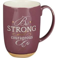 Christian Art Gifts Be Strong And Courageous Mug Taza