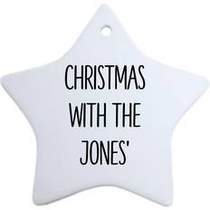 Ceramic Christmas Tree Ornaments HQ Gift Shop Personalised Star Ceramic Personalised Your Very Own Christmas Tree Ornament