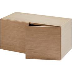 Woud Elevate White Pigmented Lacquered Oak Veneer Skåp