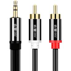 Greenzech 3.5mm to 2RCA Cable 3.5mm RCA AUX Splitter