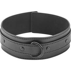 Imitation Leather Collar with D-ring
