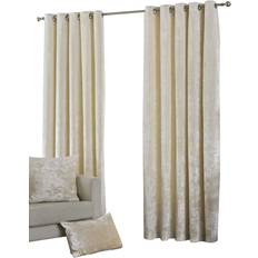 Curtains & Accessories Riva Home 72in, Ivory Paoletti Verona