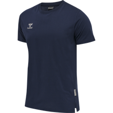 Hummel Move Grid Cotton T-shirt S/S Men - Marine