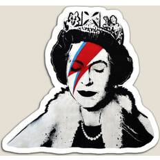 WHIBOS Magnets Banksy Queen Elisabeth rockband Acrylic Meme Kitchen
