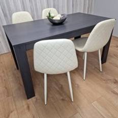 Black Dining Sets Kosy Koala With 4 Cream Dining Set