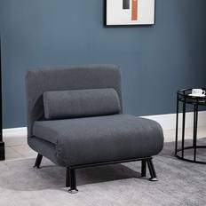 Homcom Modern 2 In Single Bed Sleeper Sofa
