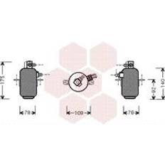 Fahrzeugteile Van Wezel Klimatrockner 3000D081