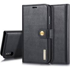Apple iPhone X Plånboksfodral DG.Ming 2-in-1 Magnet Wallet iPhone X/XS Black