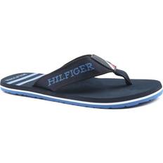 Tommy Hilfiger Herren Flip Flops Sporty Beach Sandal Zehentrenner, Blau Desert Sky