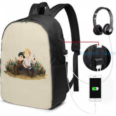 Funny Graphic print Merthur Monster go USB Charge Backpack men School bags Women bag Travel laptop bag Multicoloured