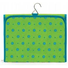 Turquoise Toiletry Bags & Cosmetic Bags Joann Marie Designs HCBLTD Hanging Cosmetic Bag Lime With Turquoise Dots Pack of 2