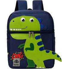 school bag Cartoon dinosaur is boy's backpack bag nursery school girls bag child school bags girls kids school bags boy Black