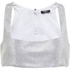 Bras Balmain Embellished Bralette - Silver