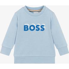 Barneklær HUGO BOSS Pale Blue Collegegenser-3 år-luksusbaby.no