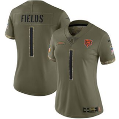 Sports Fan Apparel Nike Women's Justin Fields Olive Chicago Bears 2022 Salute To Service Limited Jersey Olive