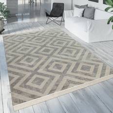 Carpets & Rugs Fernleaf Sidmouth Flatweave Grey Rug 120 x 170 cm Brown