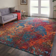 Carpets & Rugs Mistana Gerome Blue Orange Red Area Rug 274 x 366 cm Blue