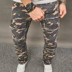 Shein Men'S Camouflage Cargo Jeans