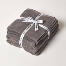 Coton Égyptien Serviettes Homescapes 500 GSM Egyptian Bath Towel Grey