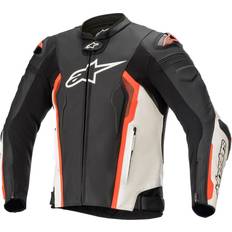 Alpinestars Missile V2 leather jacket red