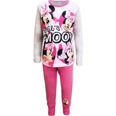 Disney & Friends Girls Mood Top And Bottoms Pajama Set