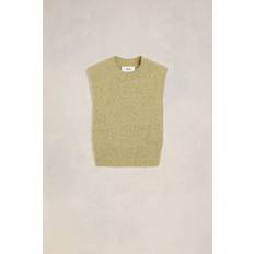 Ami Paris Sleeveless sweater sauge