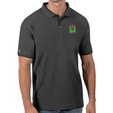 Gold Polo Shirts Antigua Men's Ncaa Marshall Thundering Herd Legacy Piqué Polo Shirt