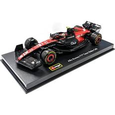 BBurago 18-38086 Modellauto F1 Alfa Romeo C43 #24 Zhou mit Helm, Maßstab 1:43 Formel 1