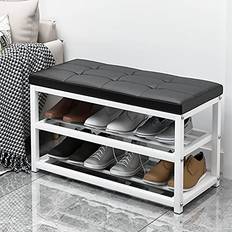 Leathers Shoe Racks White