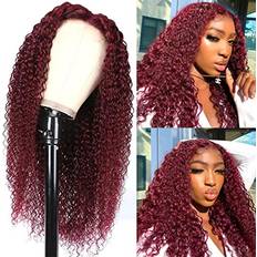 Supernova Supernova Burgundy 99j Lace Front Wigs Human Hair 99j 13x4 HD lace Frontal