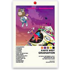 Interior Details Kanye West Poster Ye Graduation Cover Rapper