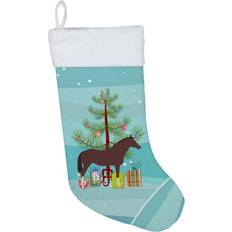 Multicolored Stockings Caroline's Treasures Caroline's Treasures BB9280CS English Thoroughbred Horse Christmas Christmas Stocking