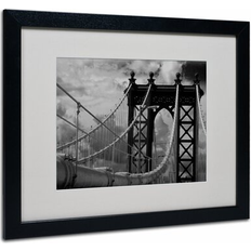 Trademark Fine Art ""Manhattan Bridge"" Yale Gurney Framed Art