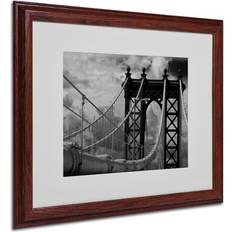 Trademark Fine Art ""Manhattan Bridge"" Yale Gurney Framed Art