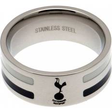 Stainless Steel Rings Tottenham Hotspur FC Colour Stripe Ring Silver